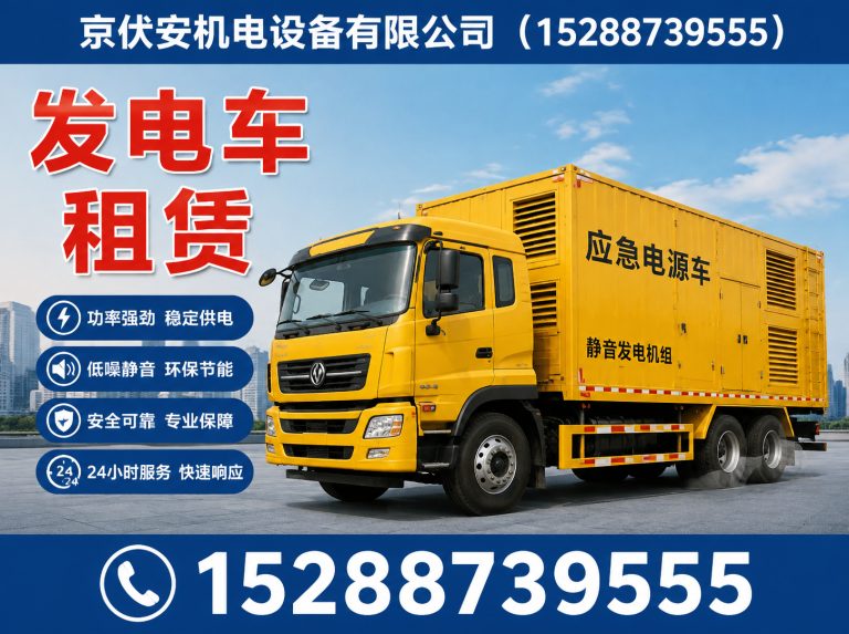 三明发电机出租展示图